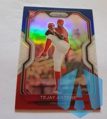 2021 Panini Prizm Red White Blue Tejay Antone #207 Tier III Rookie RC